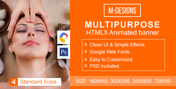 Multipurpose HTML5 Banner Ad Templates