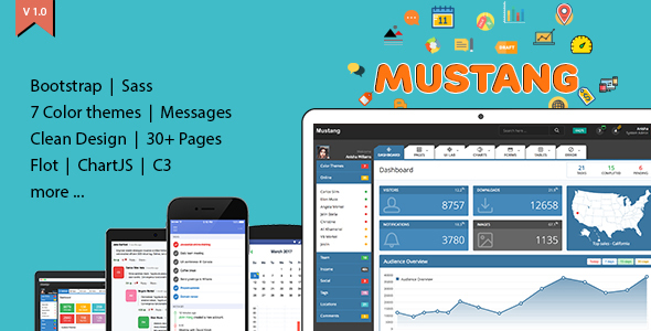 Mustang Admin Dashboard