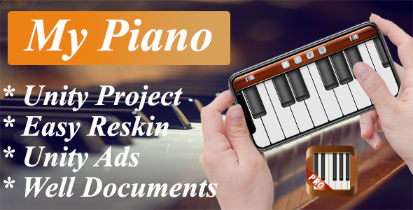 My Piano - Unity Complete Project With Unity Ads