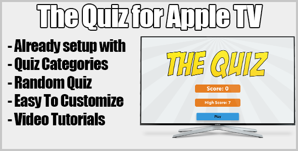 My Quiz Game For Apple Tv