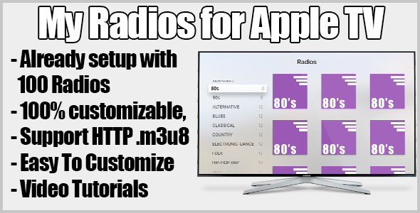 My Radios Streaming Radio For Apple Tv