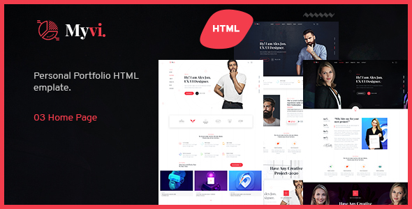 MyVi - Personal Portfolio HTML5 Template
