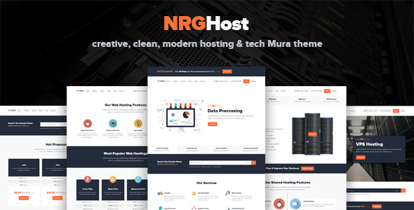 NRGHost - Hosting, Tech & Service Provider Theme