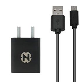 NUVO 5V 1A USB Charger/Adapter with Charging Cable for Android Smartphones