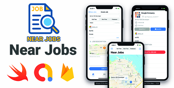 Near Jobs - Full iOS Application