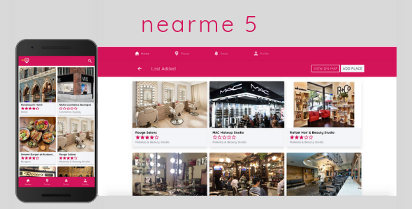 Nearme 6.0 - Ionic 5 Starter / Template for location based apps