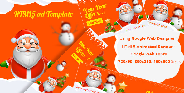NewYear - HTML5 ad template