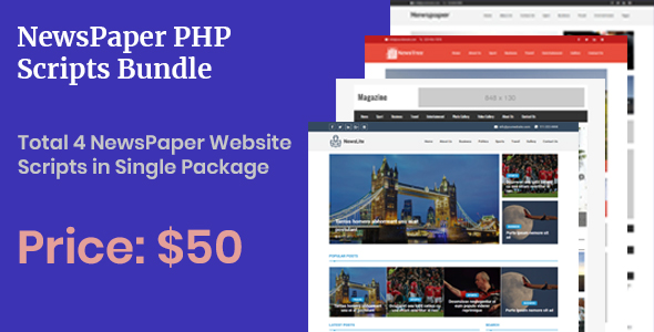 Newspaper PHP Scripts - Bundle