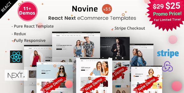 Novine - React Next eCommerce Templates