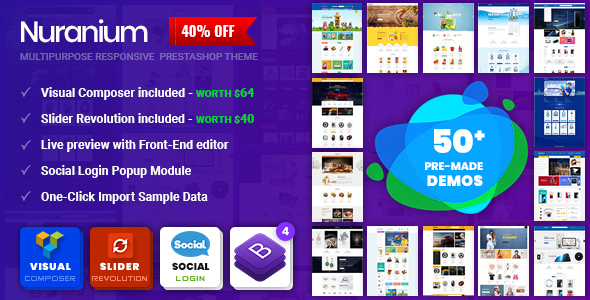Nuranium | Multi-Purpose Prestashop 1.7 Theme