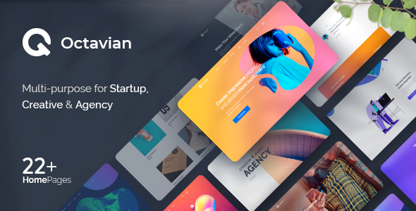 Octavian - Multipurpose Creative PSD Template