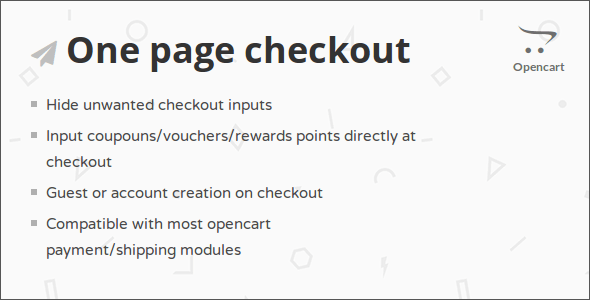 One Page Checkout Opencart Module
