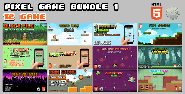 Pixel Game Bundle 1 (12 GAME)