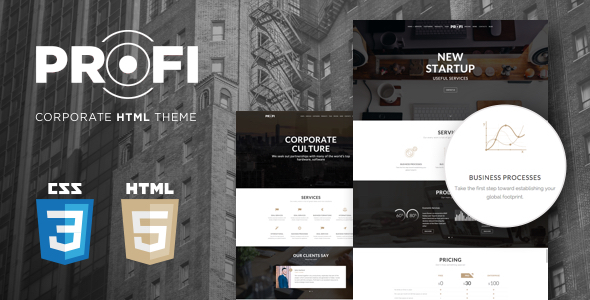 Profi - Multipurpose Corporate HTML Template