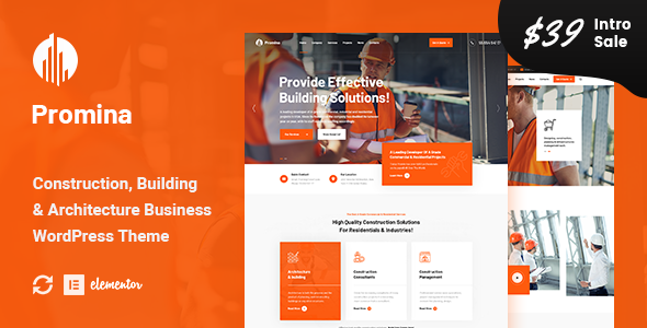 Promina - Construction And Building WordPress Theme