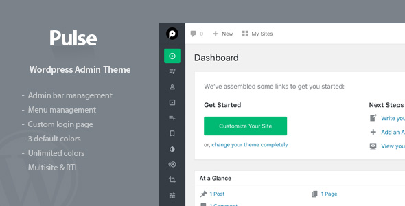 Pulse - WordPress Admin Theme