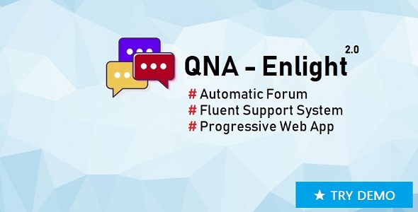 QnA-Enlight - Automatic Forum, Fluent Support Ticket, PWA (Laravel, Vue)