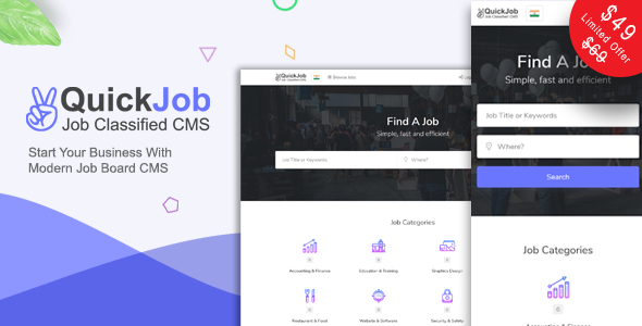 QuickJob - Job Board PHP Script