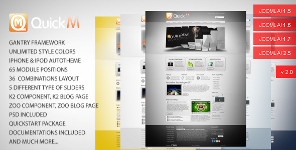 QuickM - Template for Joomla 1.5