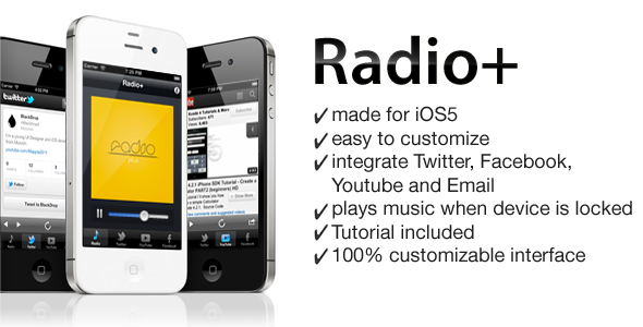 Radio App for iPhone iOS5