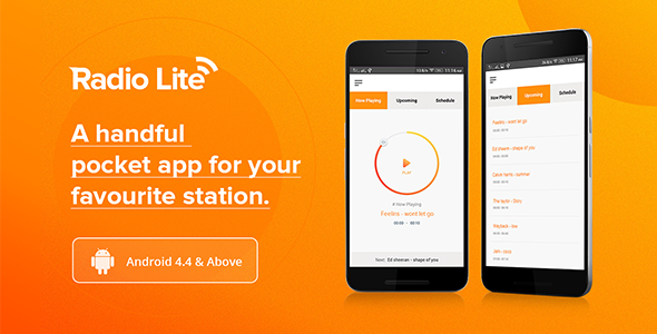 Radio Lite - Single Radio Streaming App