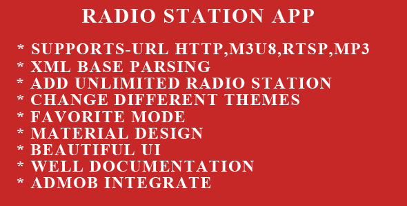 Radio Station App