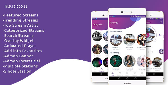 Radio2u - Multiple & Single Radio Station with Admin panel