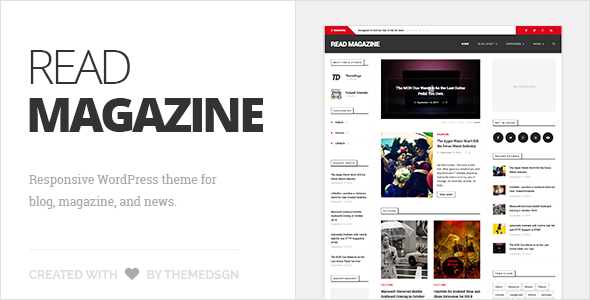 ReadMagazine - WordPress Theme for Blog & Magazine