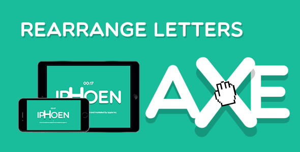Rearrange Letters - HTML5 Game