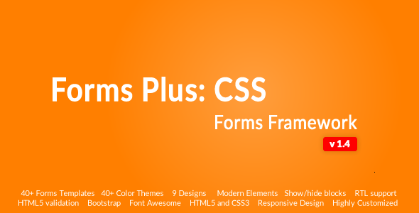 Responsive Form Framework - Forms Plus: CSS