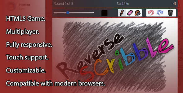 Reverse Scribble ‒ Multiplayer HTML5 Game