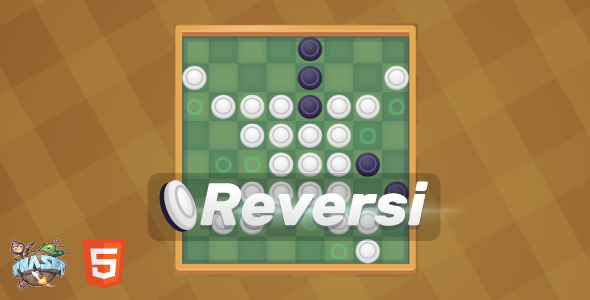 Reversi - HTML5 Board Game (Phaser 3)