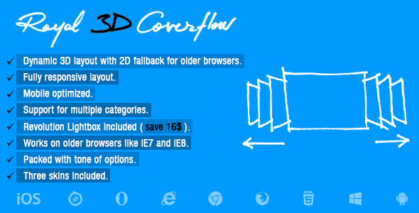 Royal 3D Coverflow