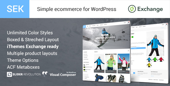 SEK iThemes Exchange Shop WordPress Theme