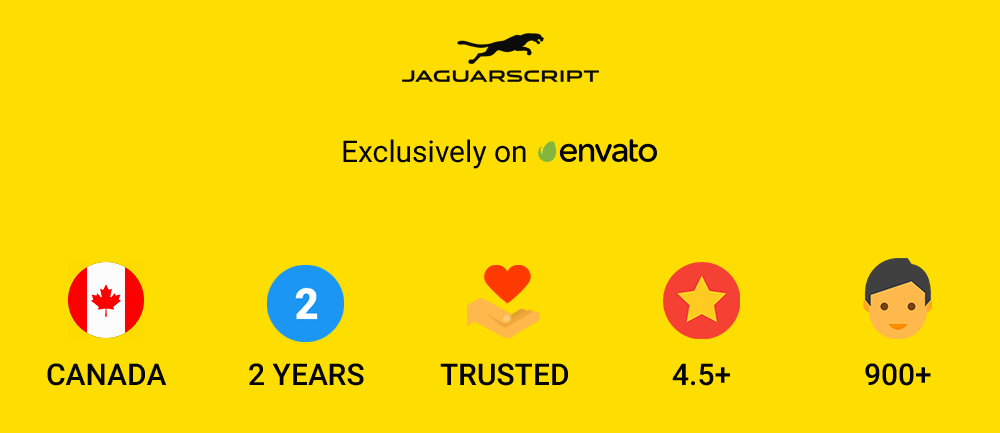 JaguarScript Trusted By Envato