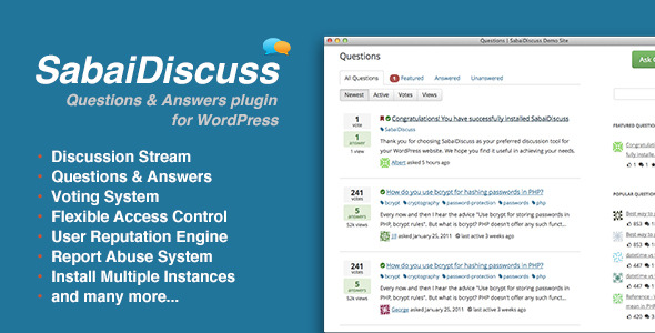 Sabai Discuss plugin for WordPress