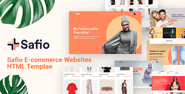 Safio - ECommerce & Online Businesses HTML5 Template