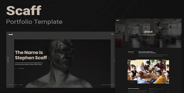 Scaff - Portfolio Template