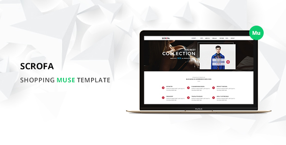 Scrofa Ecommerce Muse Template