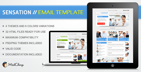 Sensation Email Template