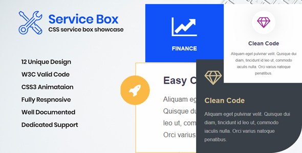 Service Box - CSS Layouts for Service Box