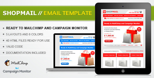 Shop Mail - HTML Email Template