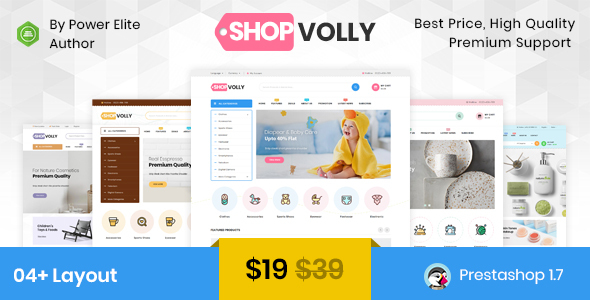 ShopVolly - Responsive Prestashop 1.7 Theme