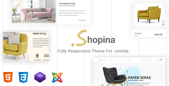 Shopina – Mobile Friendly Joomla Template