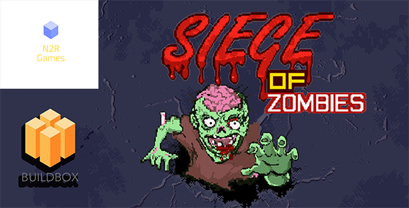 Siege of Zombies - Buildbox Game Template