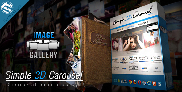 Simple 3D Carousel Wordpress Plugin