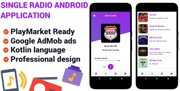 Single Station Radio - Android Application