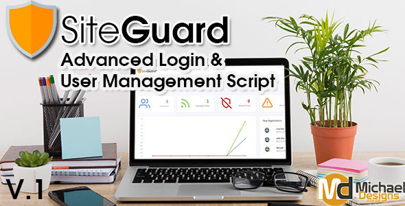 SiteGuard Advanced PHP Login & User Management Script