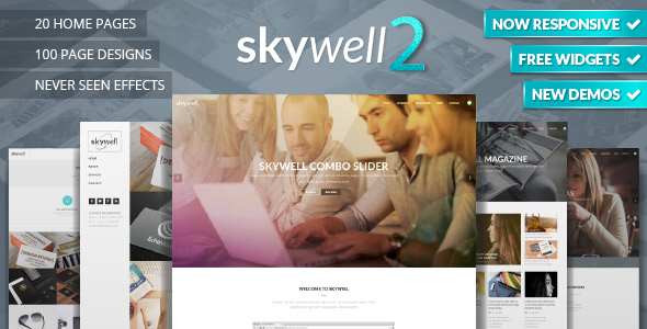 Skywell - MultiPurpose Adobe Muse Template