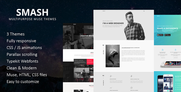 Smash Multipurpose Muse Template